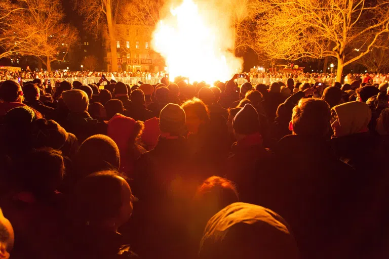 Bonfire on Cannon Green