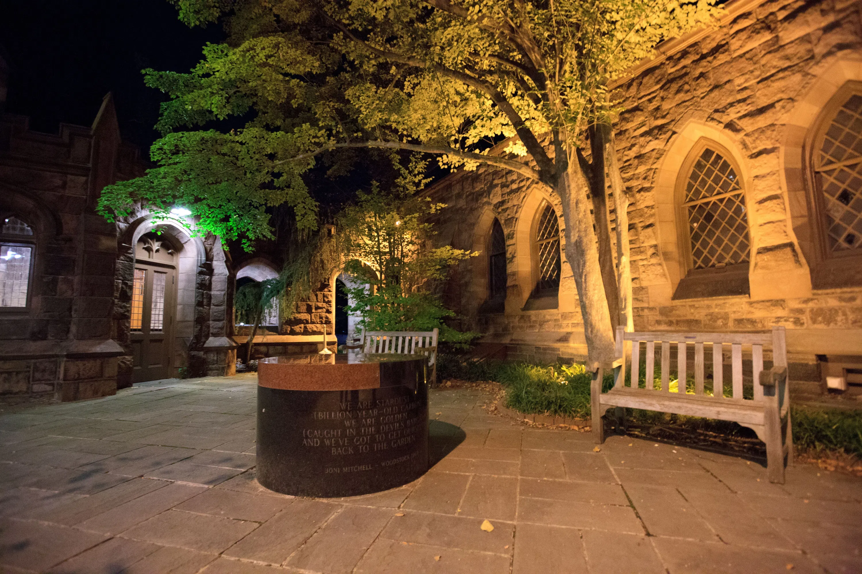 Courtyard at Night