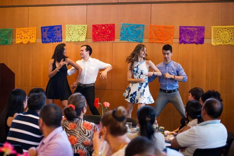 Latinx Graduation Dancers