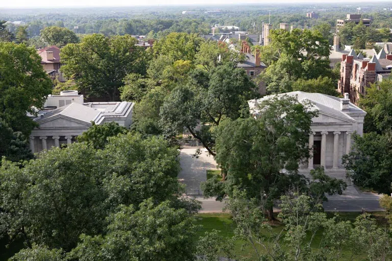 Aerial Shot of Clio Hall