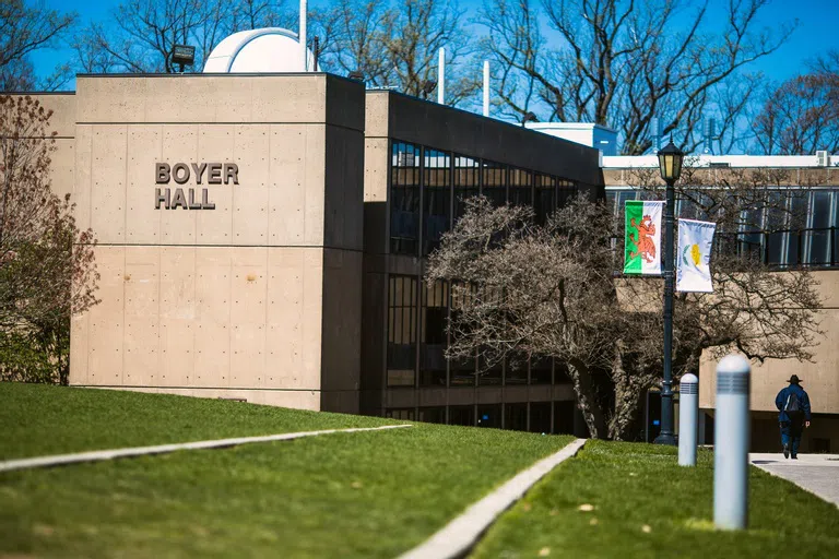 The exterior of Boyer Hall