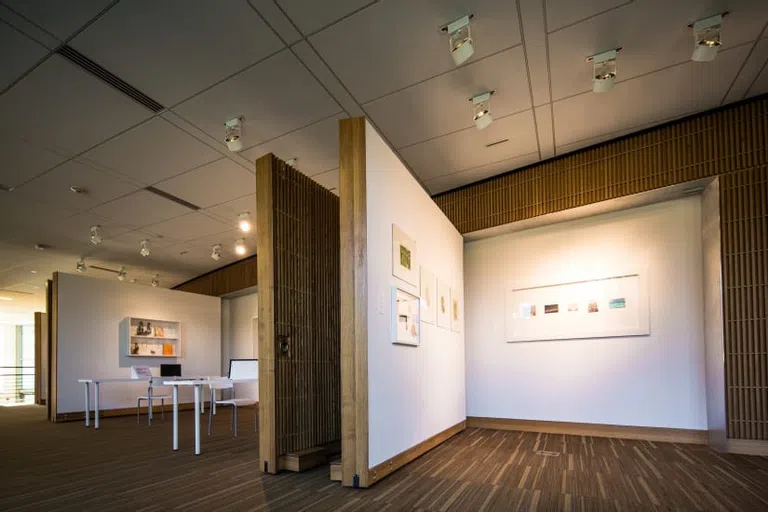 Art work displayed at Harrison Art Gallery