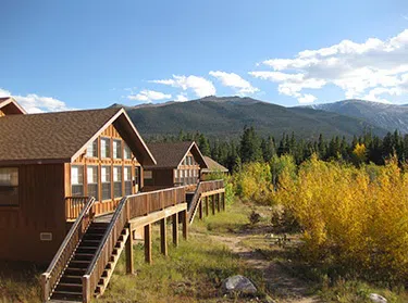 Cabins at the CSU Mountain Campus.