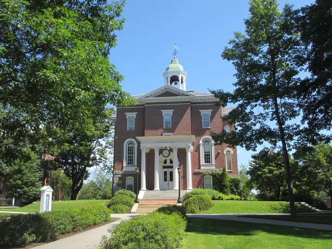 Frontal view of Hathorn Hall