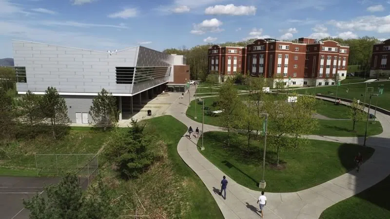 Aerial view of Mountainview pathways