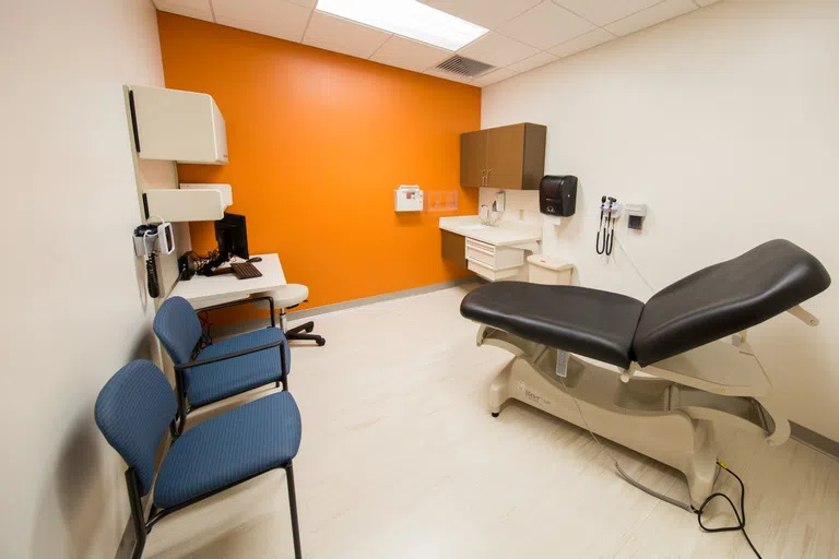 the interior of an examination room in the Graham Building