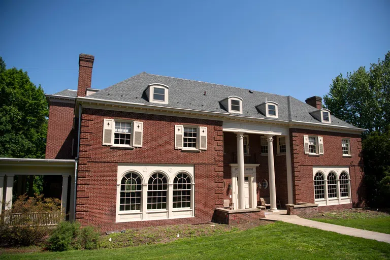 front exterior of Corner House at ground level