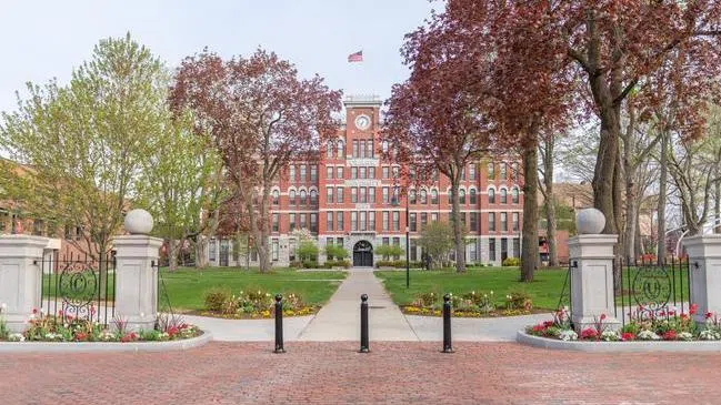 Jonas Clark Hall and campus green