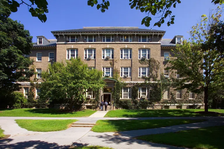 Exterior of Caldwell Hall at Cornell University.