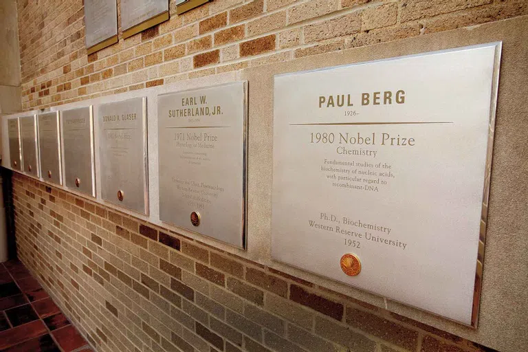 Nobel prize wall