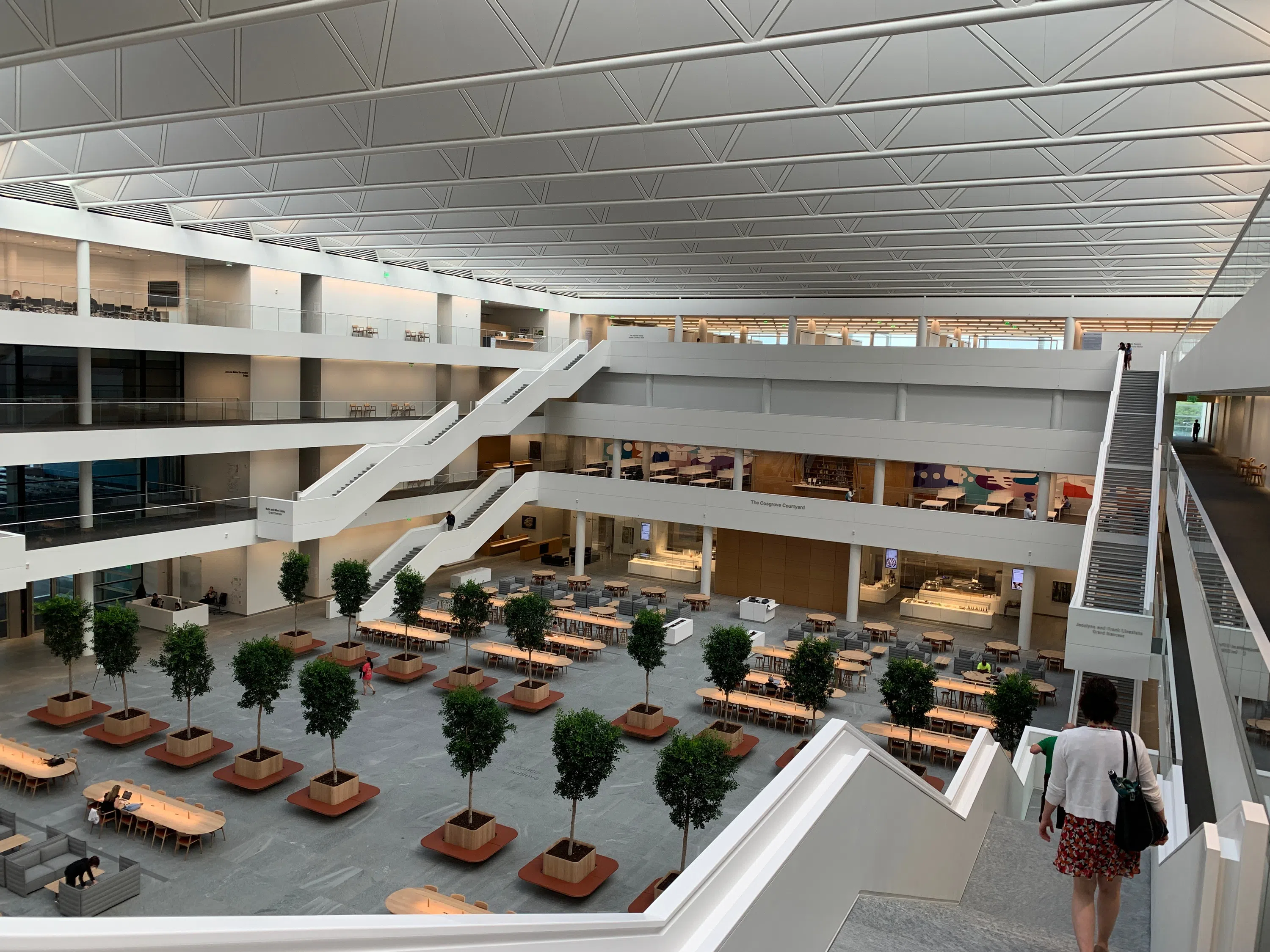 Atrium at the health education campus