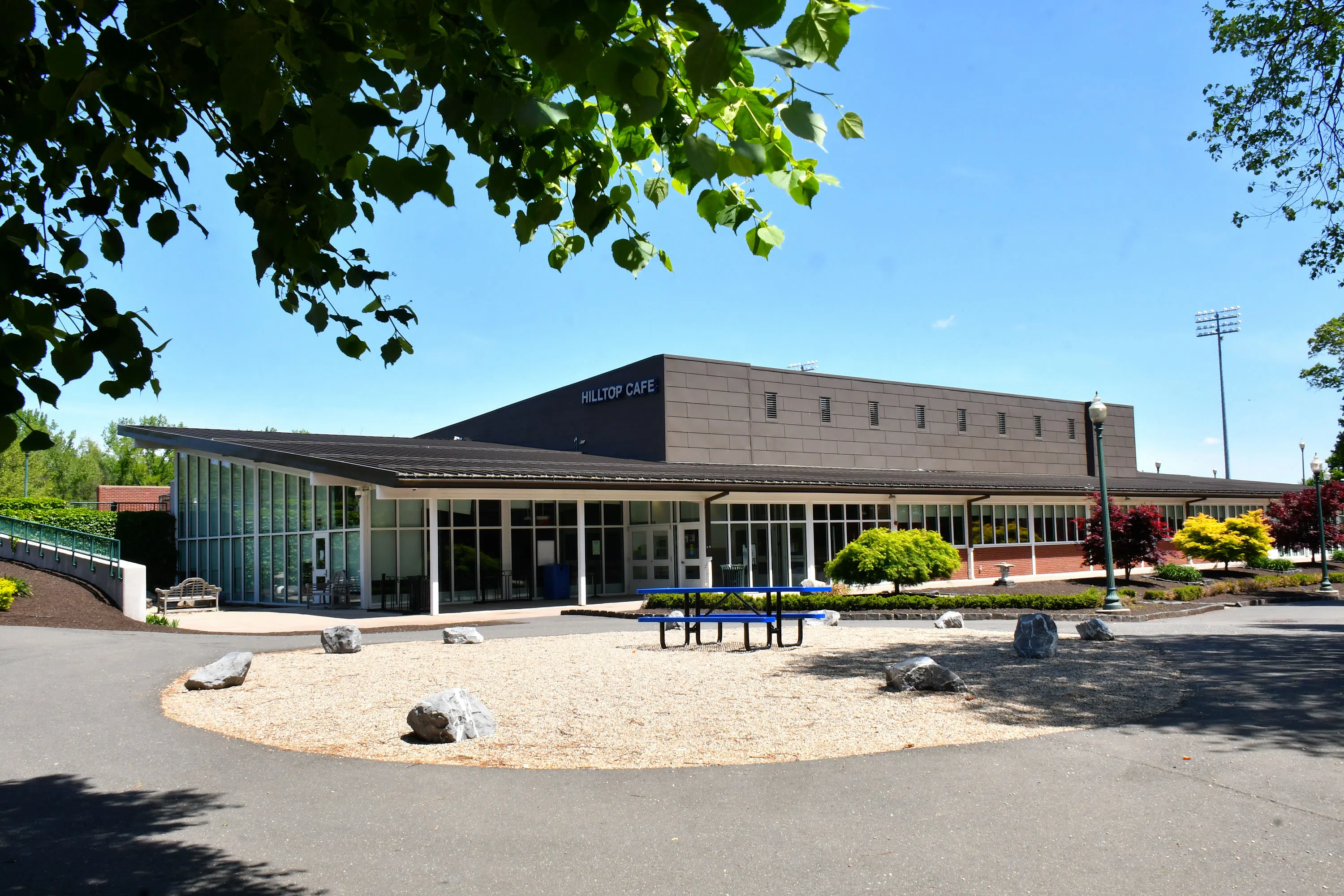 Exterior of Hilltop Cafe