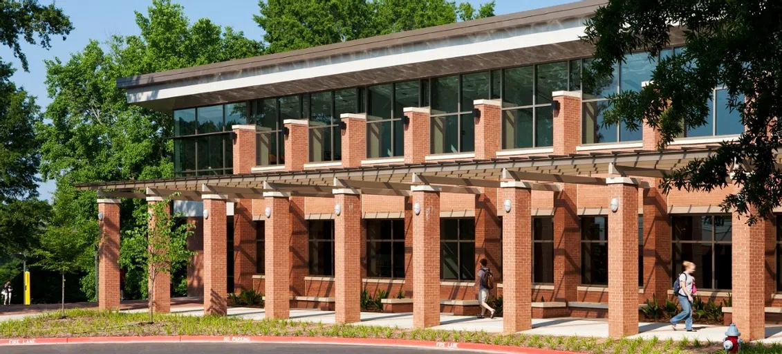 The outside of the Harris A. Smith building on Clemson's campus.