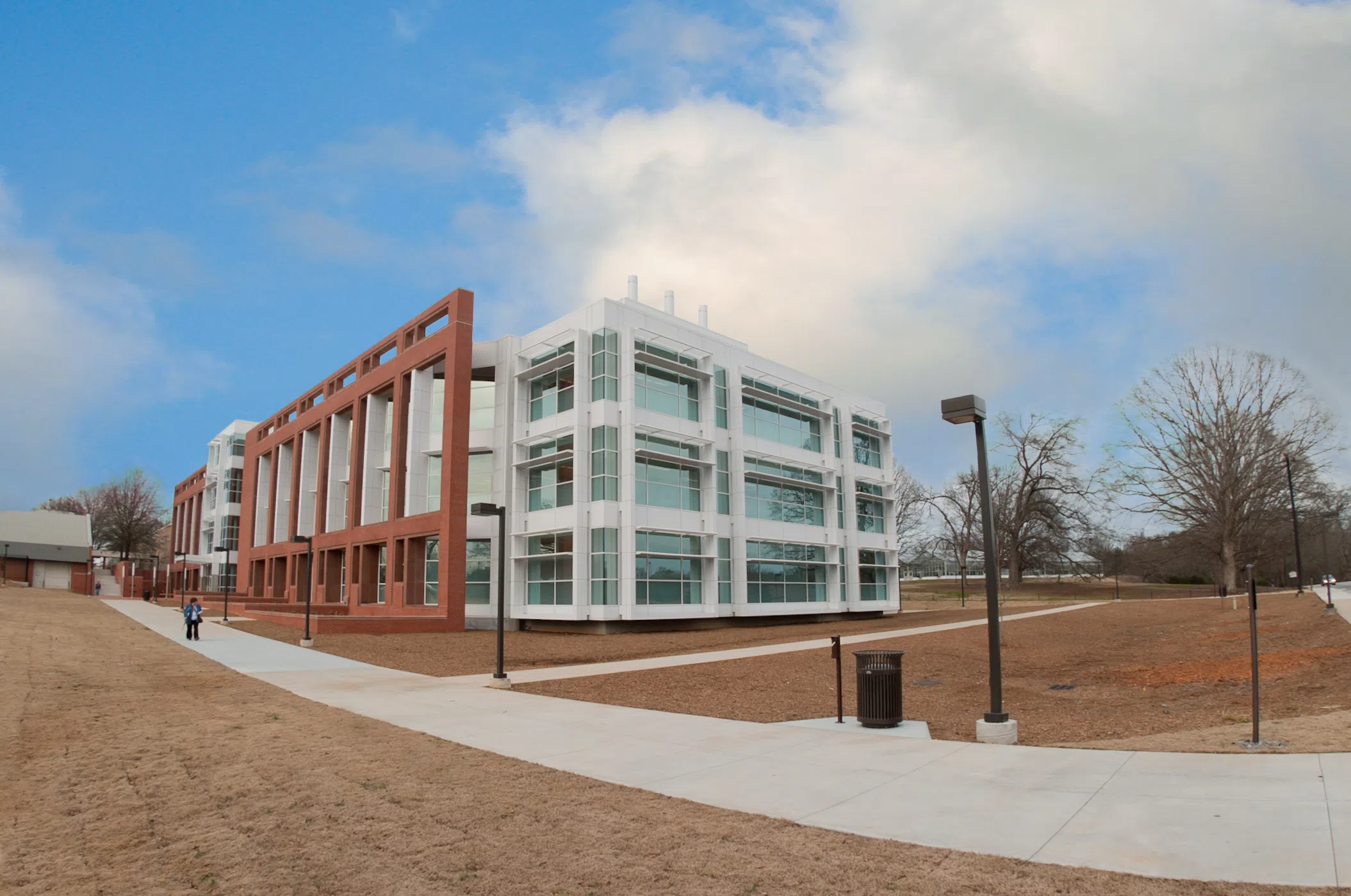 The outside of the Life Sciences Facility on the Clemson campus.