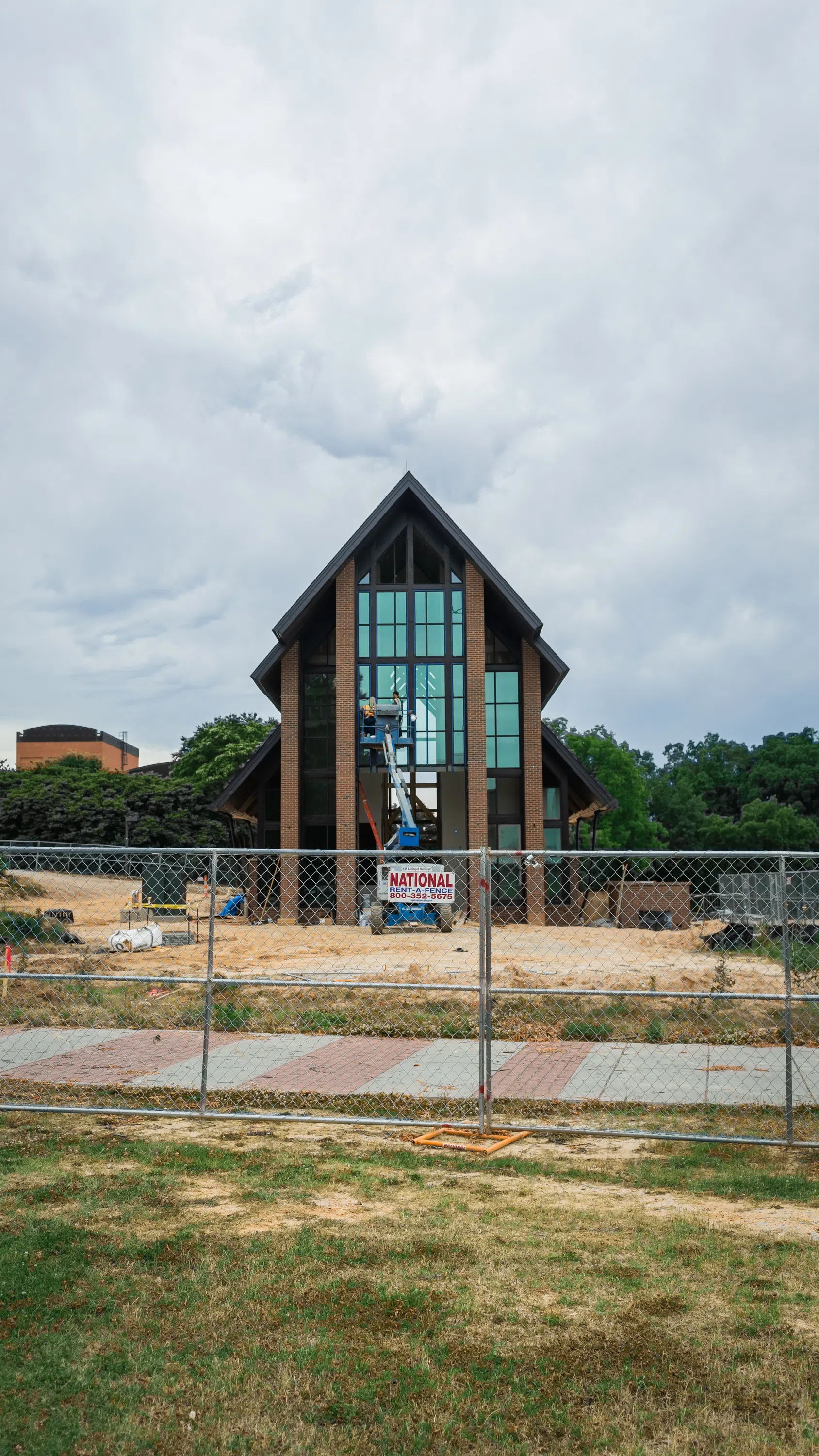 The Samuel J. Cadden Chapel, which is currently under construction.