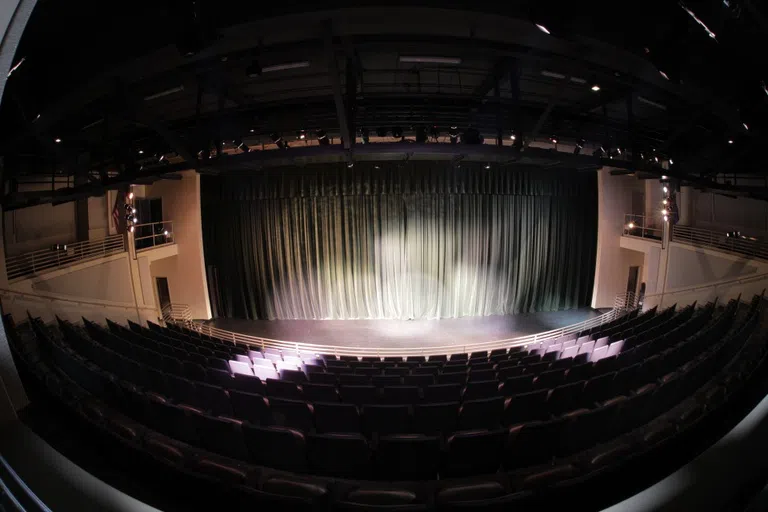 large stage with theater seating