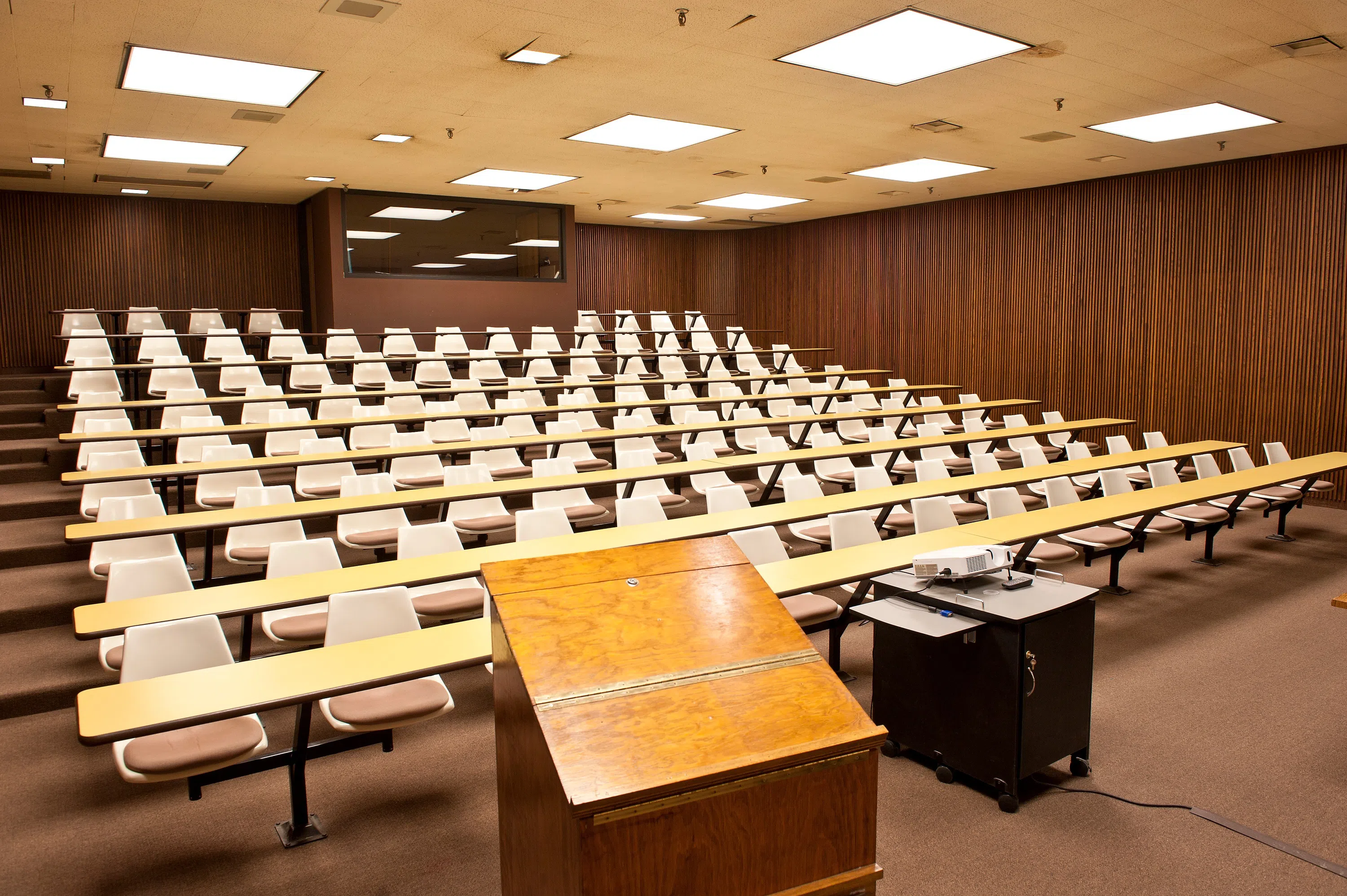 Lecture Hall inside of Science Center 