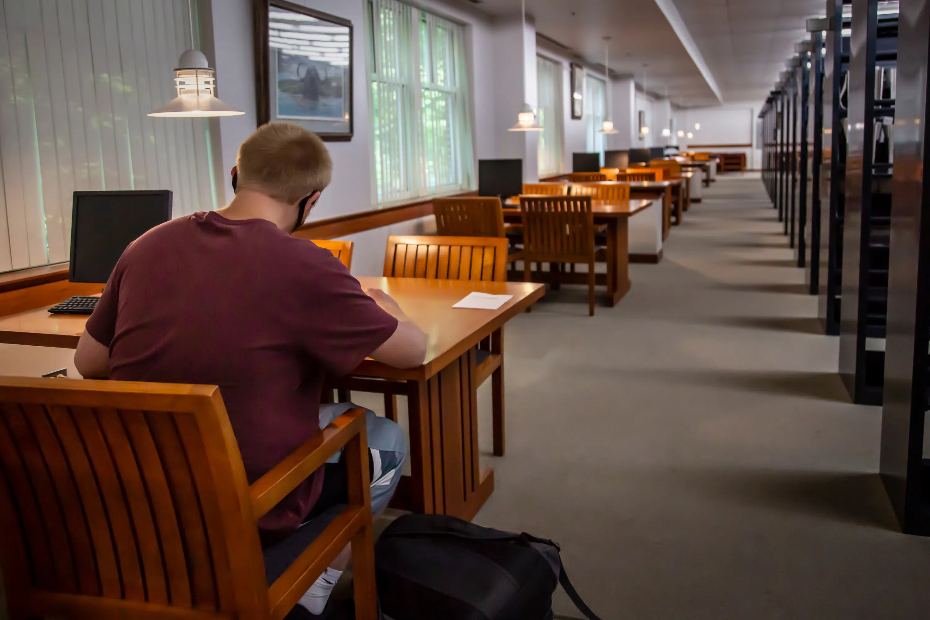 Multiple Study Spaces in Booth Library