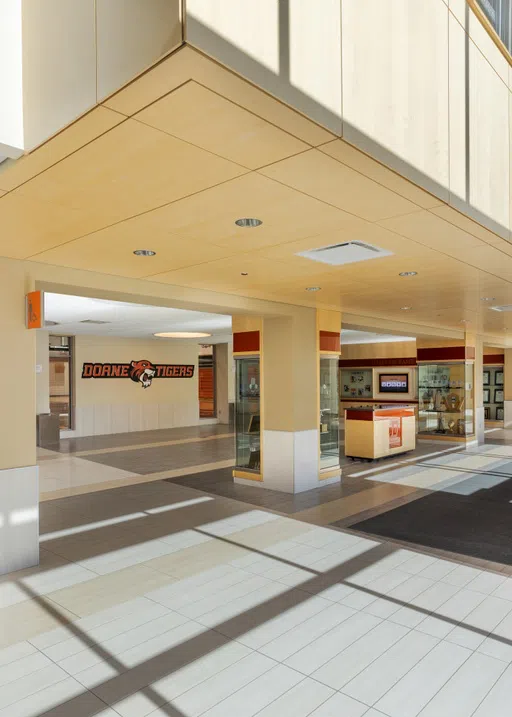 George & Sally Haddix Recreation and Athletic Center - Interior Entrance