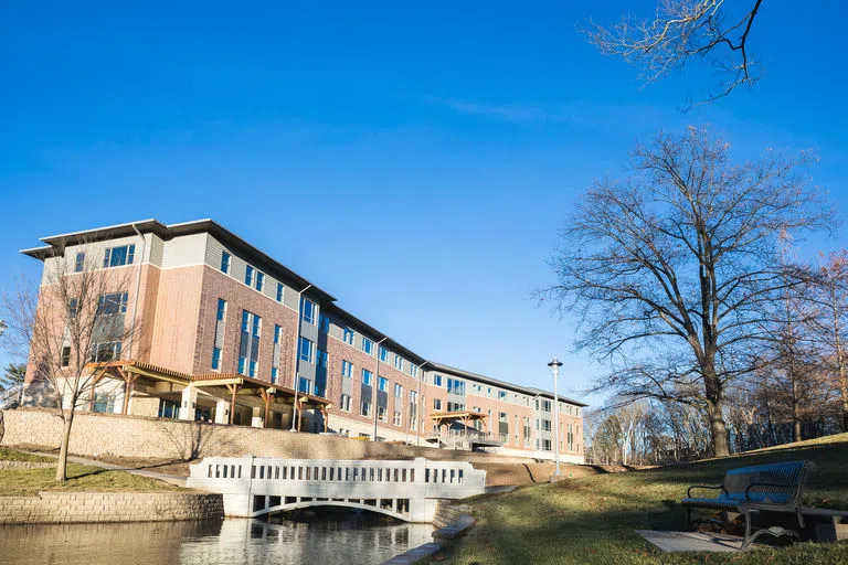 The exterior of Brodie Hall.