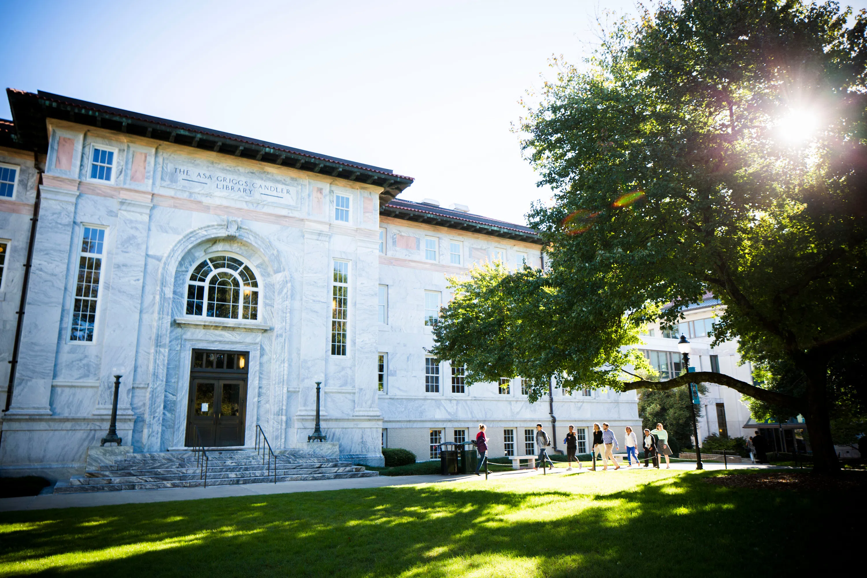 Candler Library is home to the Classics, Human Health, and Women’s, Gender, and Sexuality Studies departments.