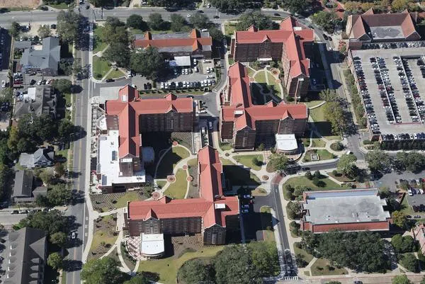 aerial view of Wildwood Hall