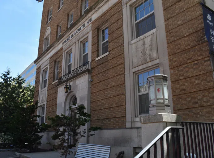 Entrance to Lafayette Hall