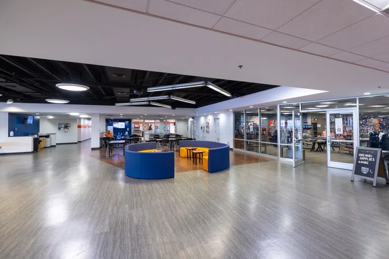 McCorkle Student Center and Bookstore entrance