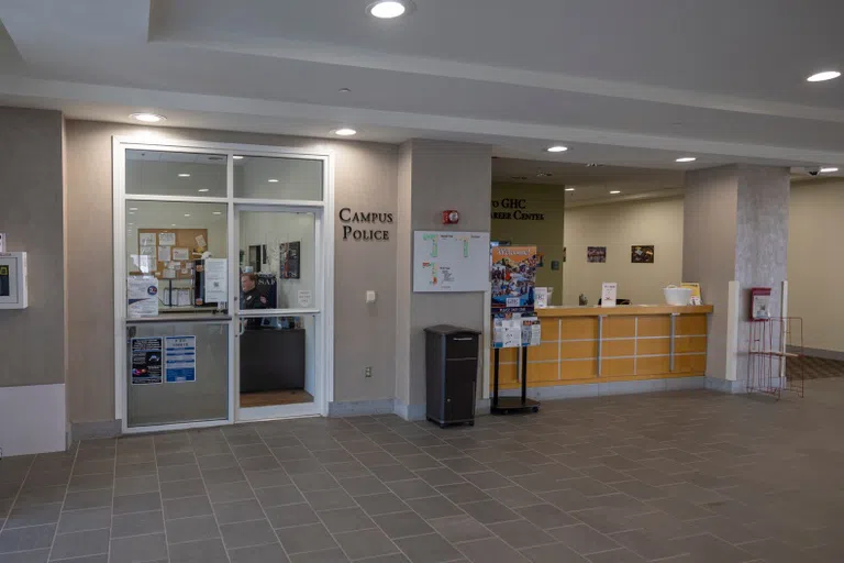 Entrance to Police Office in Building A