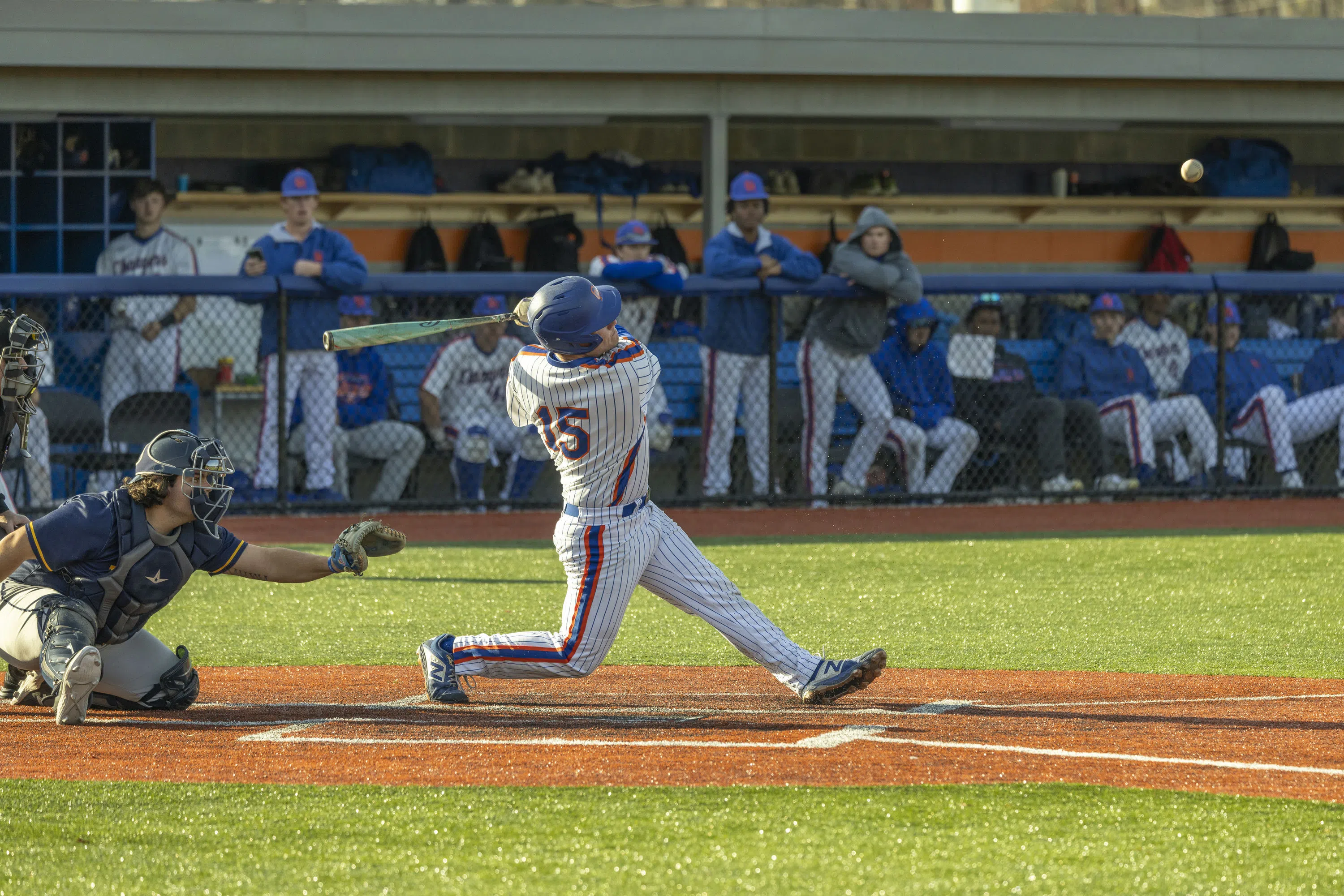 baseball batter hitting