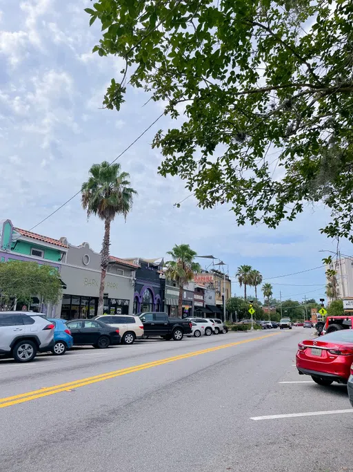 Image of Riverside parking and shops! 