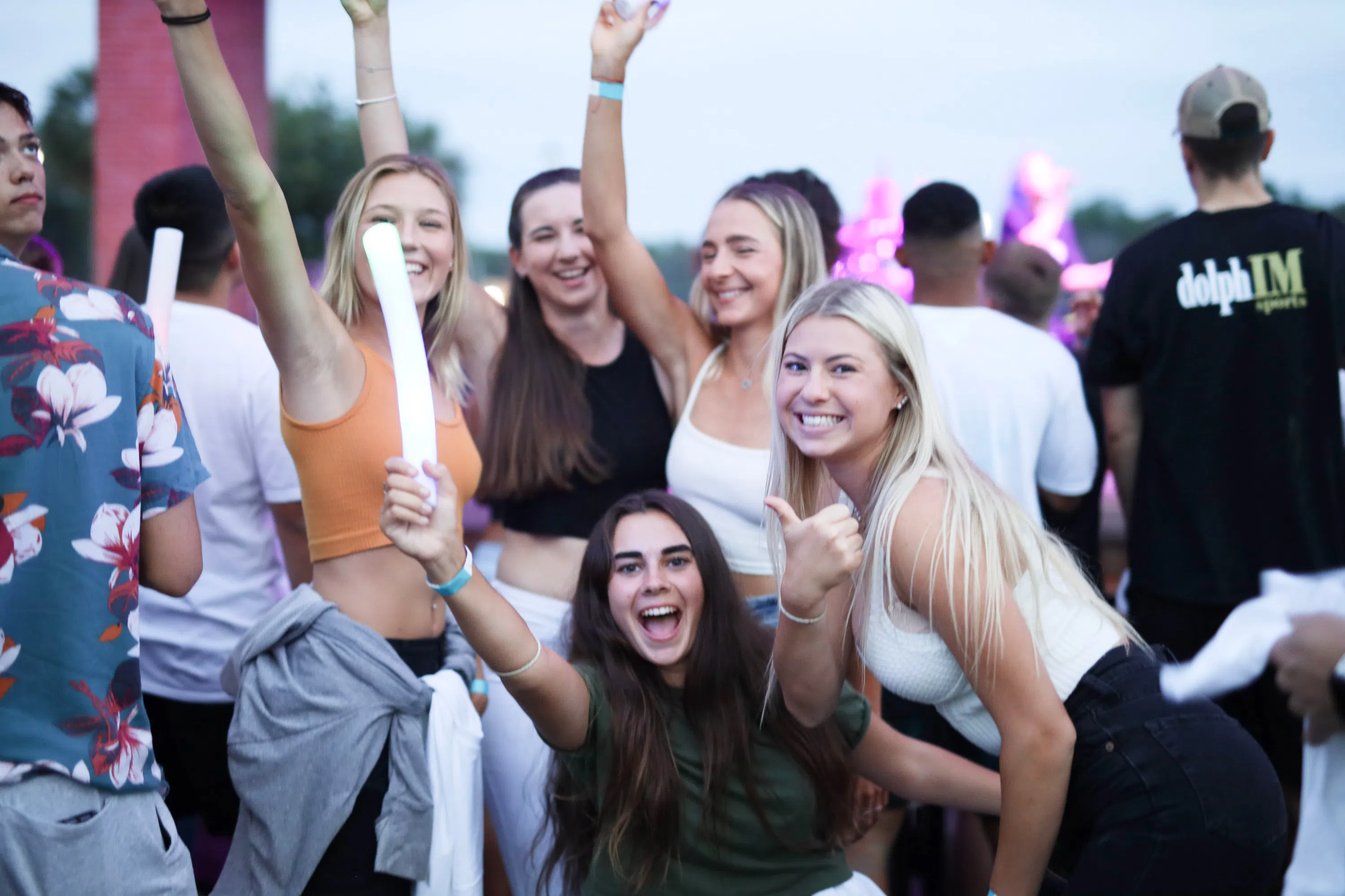 Group of females at Porter Fest 