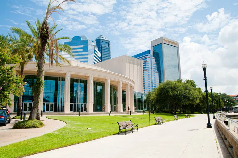 Image of outside the Times Union Center