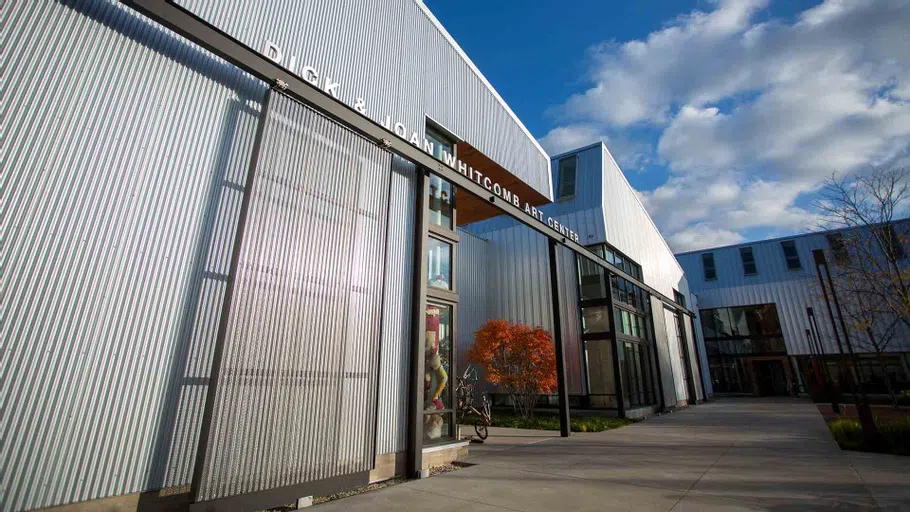 Exterior of the Whitcomb Art Center