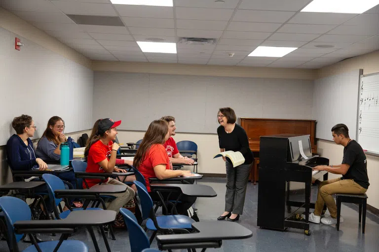 Classes in Music Building