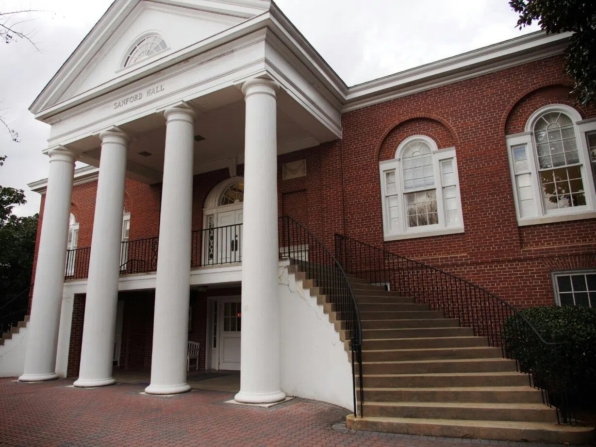 Front entrance of Sanford Hall