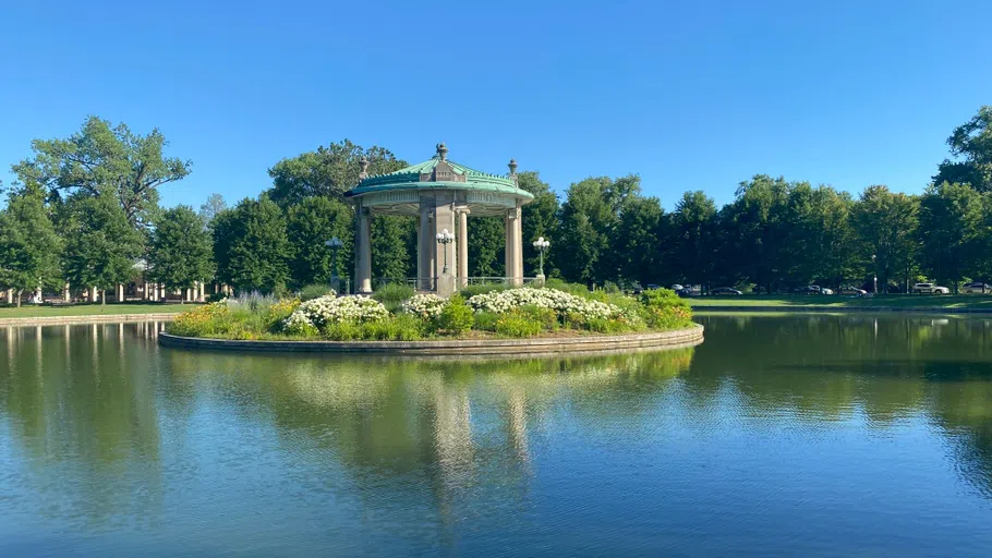 Gazebo outside of The Muny