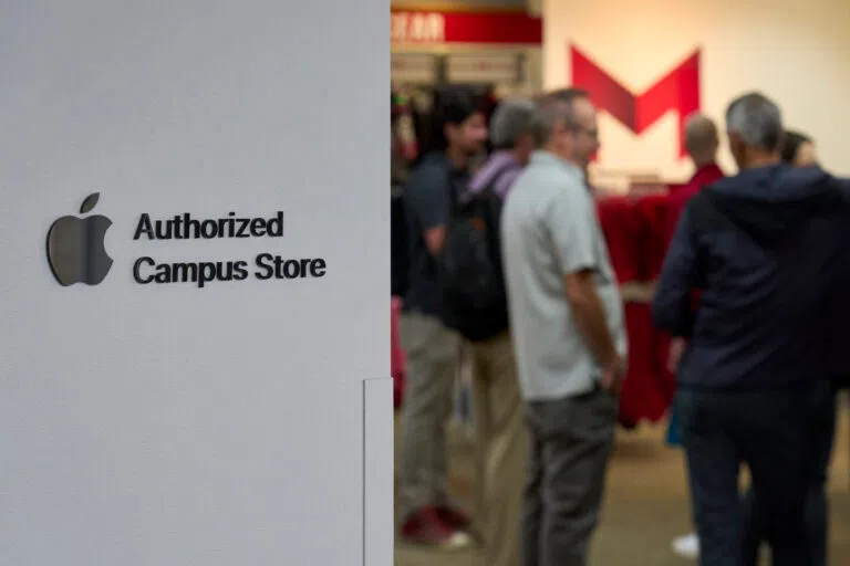 Maryville's M-Store sells official Apple products on campus.