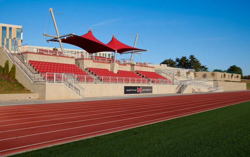 Seating for soccer games.