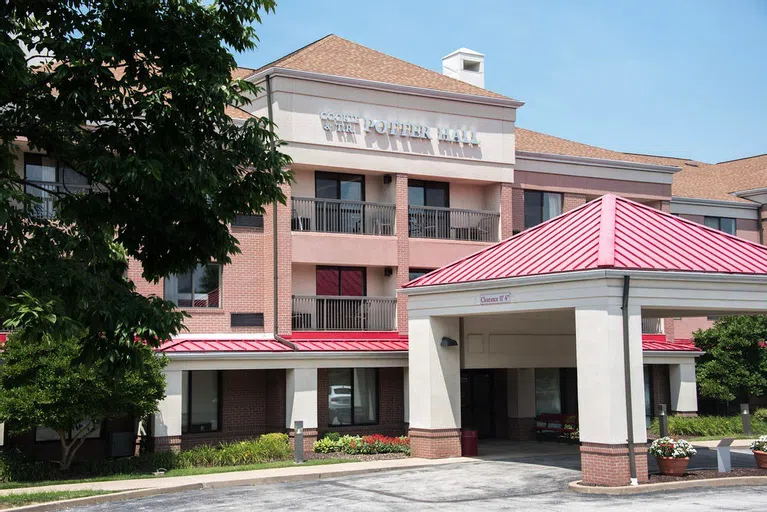 Main entrance to Potter Hall.