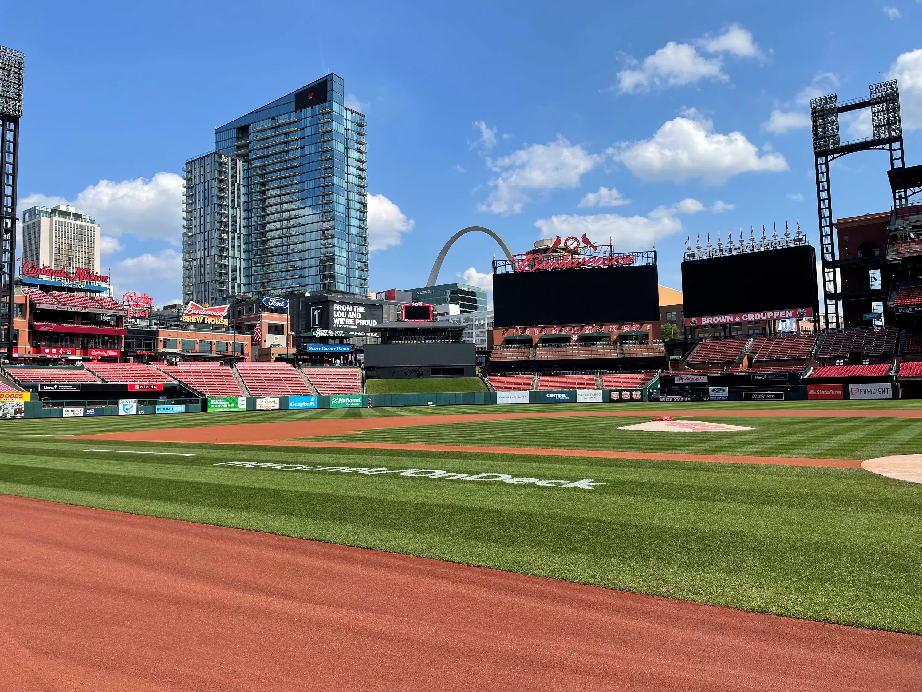 Arch from Busch Stadium