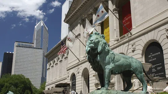 Exterior of the Art Institute of Chicago