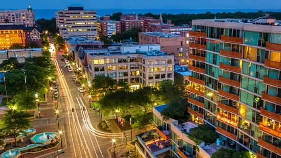 Downtown Evanston