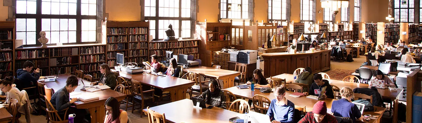 Architecture library interior