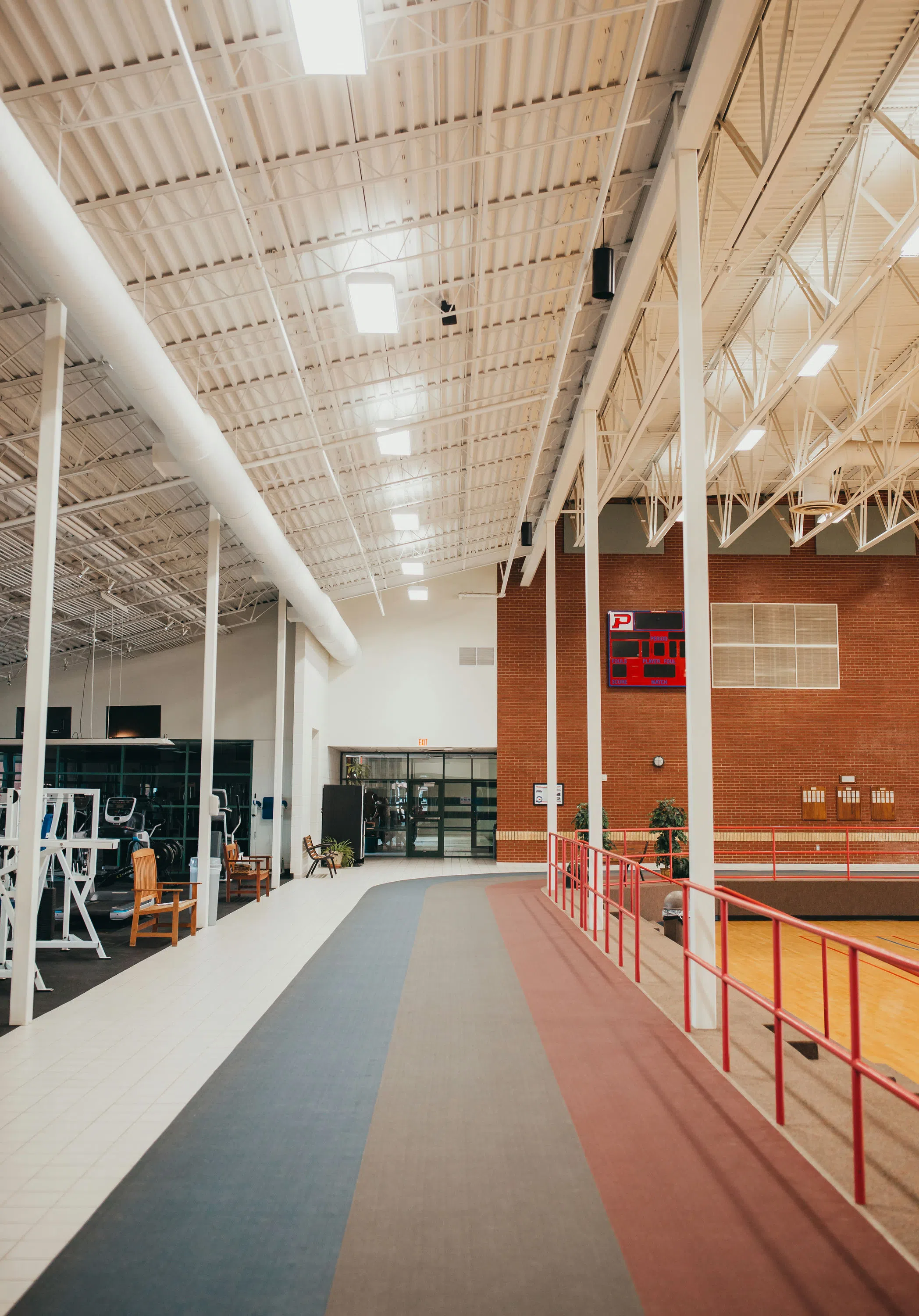 Indoor track in Noble Center​