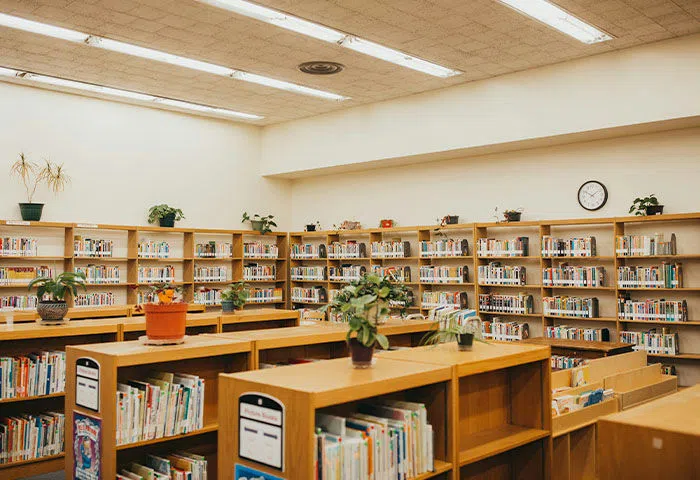 Inside the McKee Library​