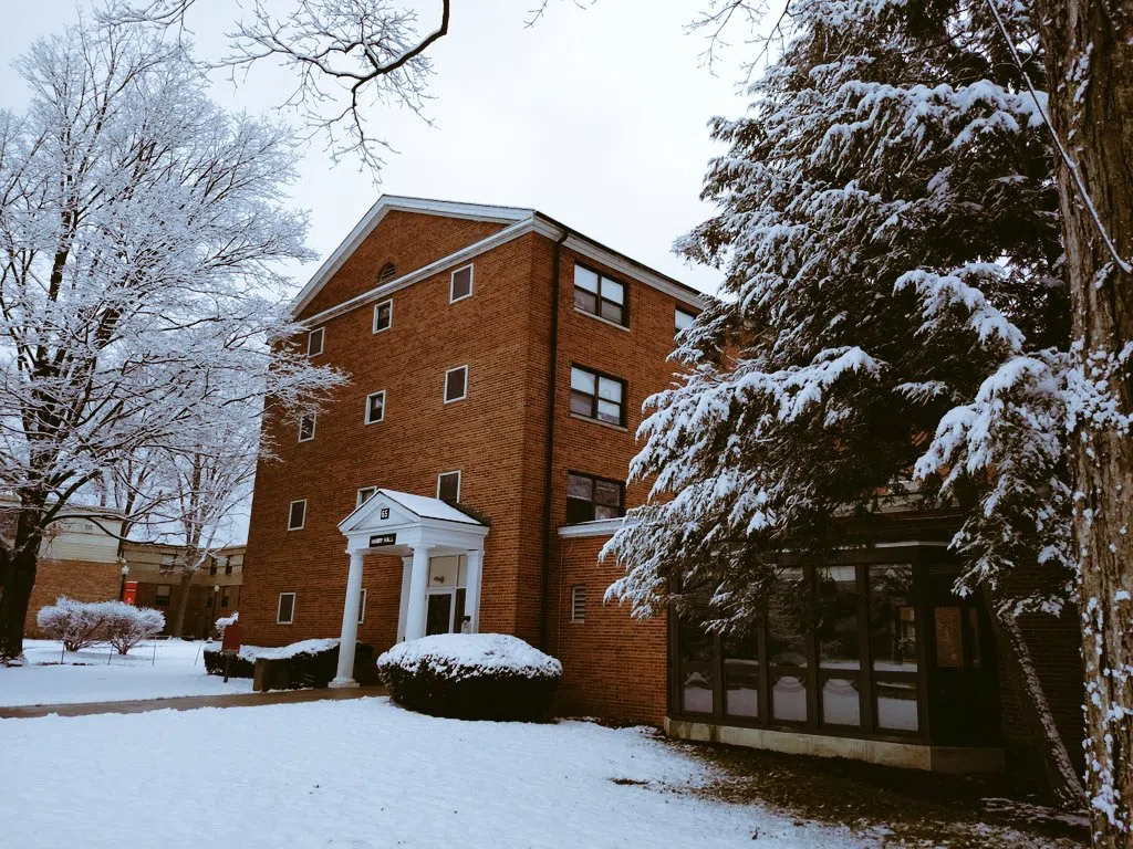 View of Hanby Hall in Winter