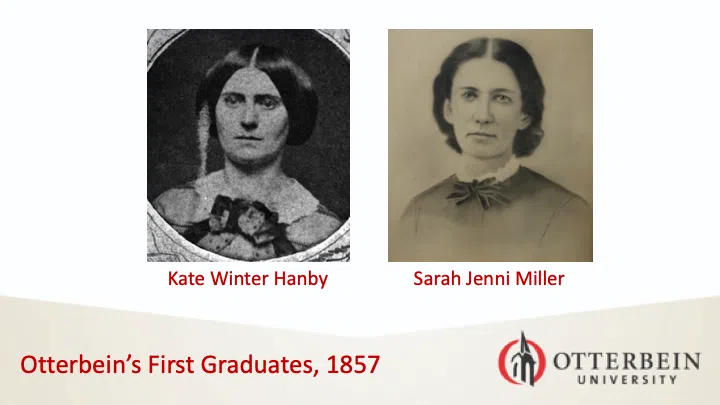 Portraits of Kate Winter Hanby and Sarah Jenni Miller