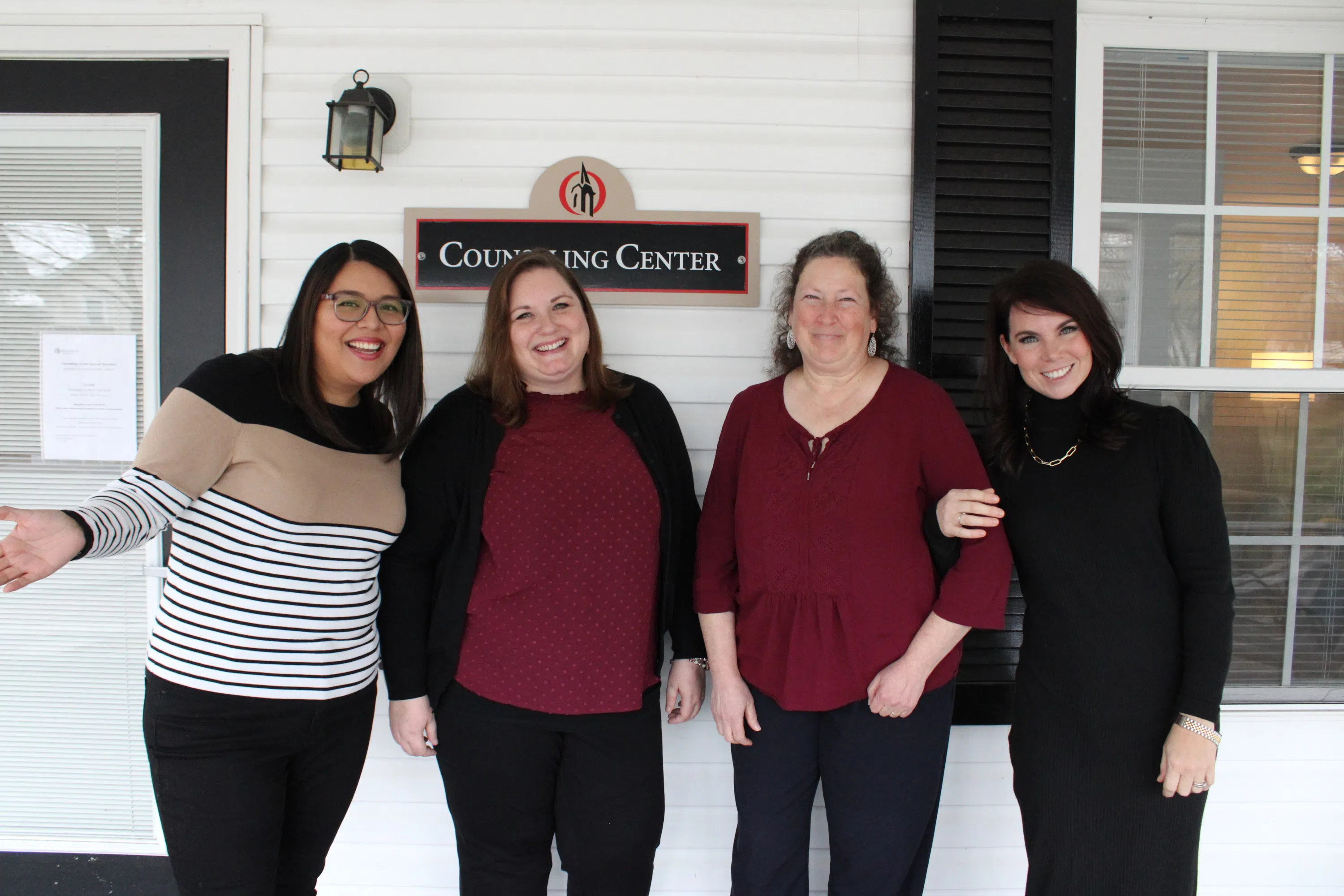 A selection of staff at the Counseling Center