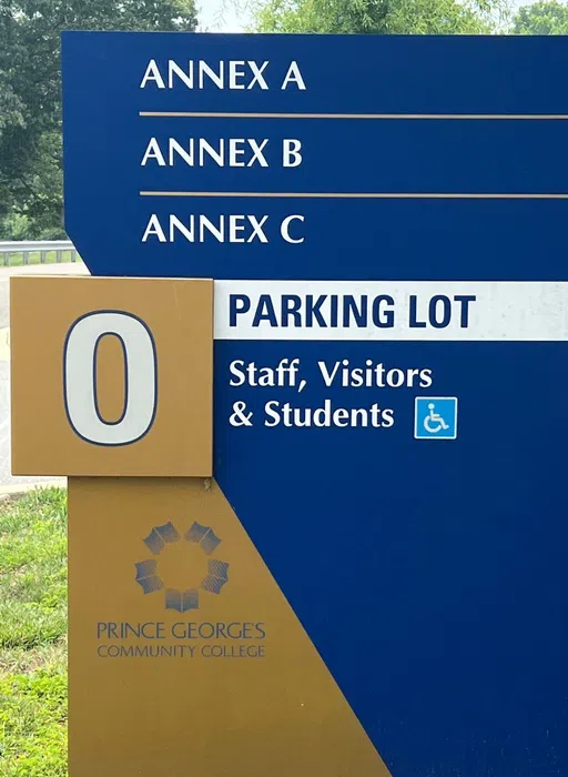 Parking Lot O. Parking for Staff, Visitors and Students near Annex A, Annex B and Annex C. Handicap Parking available